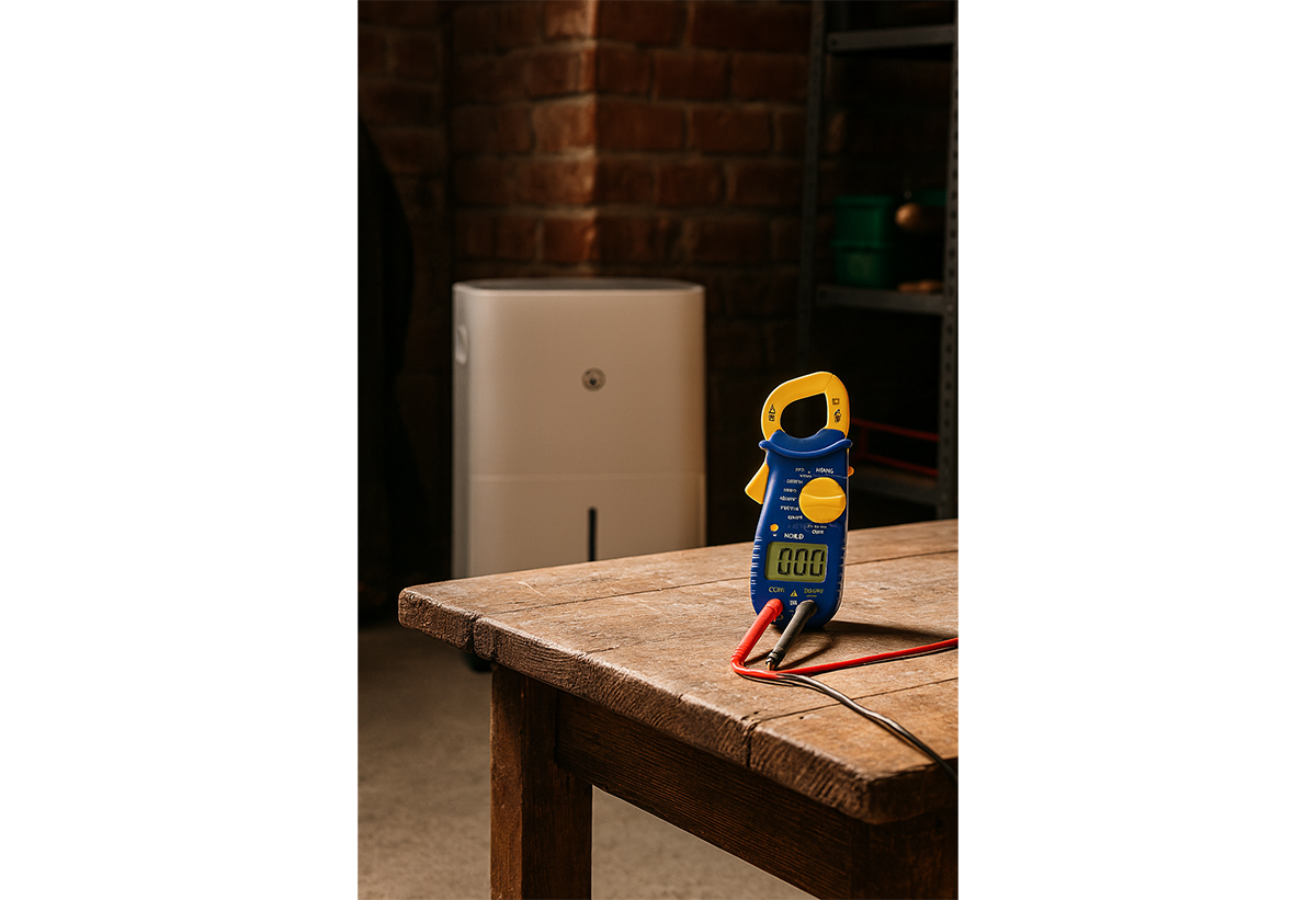 Απεικονίζεται η αμπεροτσιμπίδα σε τραπέζι εργαστηρίου.